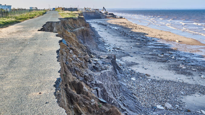 Recul du trait de côte